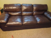 Genuine leather couch 