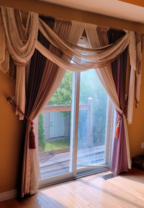 Home Patio Door Curtain Design Panel in Window Treatments in Windsor Region