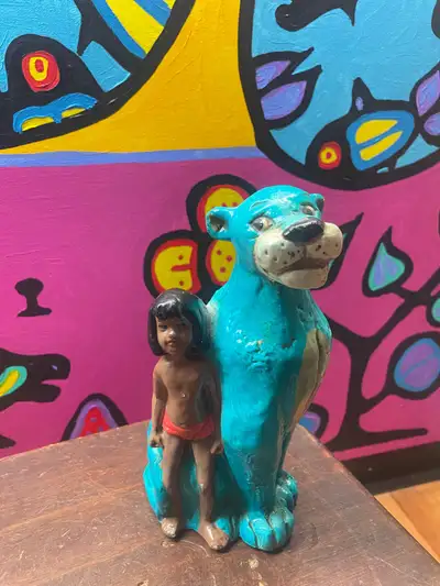 rare made in Japan Disney 1965 jungle book hard resin piggy bank, View more