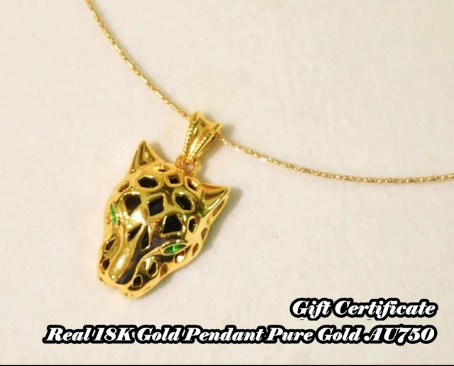 18 K Gold Panther charm & Choker in Jewellery & Watches in City of Toronto - Image 3
