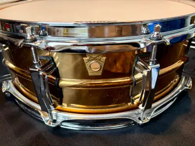 Bronze Phonic Polished Shell 5’’ X 14’’ Snare Drum (LB550), View more