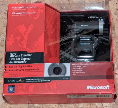 ✅ BRAND NEW Microsoft LifeCam Cinema Webcam 720p HD, View more