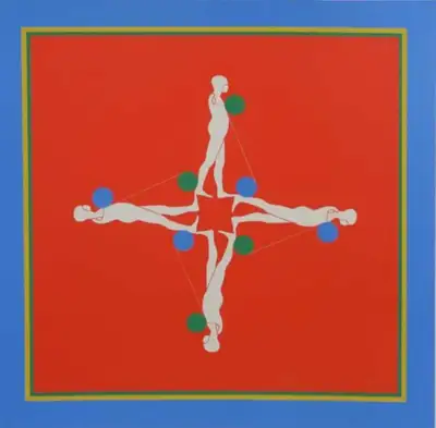 Ernest Trova screenprint, View more