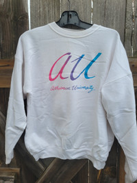 Vintage Athabasca University Varsity crew neck sweatshirt. Made 
