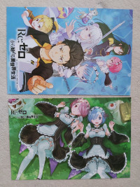 RE:ZERO AND MY HERO ACADEMIA LAMINATED POSTERS