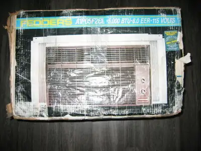 Large strong Fedders 5,000 BTU Air Conditioner, 20"x12", View more