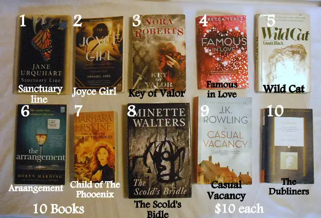 part 2of2 5 BOOKS Great Stories, well written, romance, mystery in Fiction in City of Toronto - Image 2