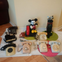 VINTAGE TELEPHONES+3 NOVELITY PHONES*** SEE EACH PRICE **