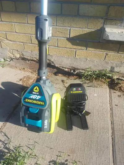 Yardworks 48V Grass Trimmer + Battery, View more