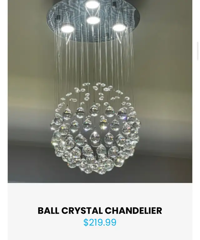 Modern chandeliers in Indoor Lighting & Fans in Ottawa - Image 6