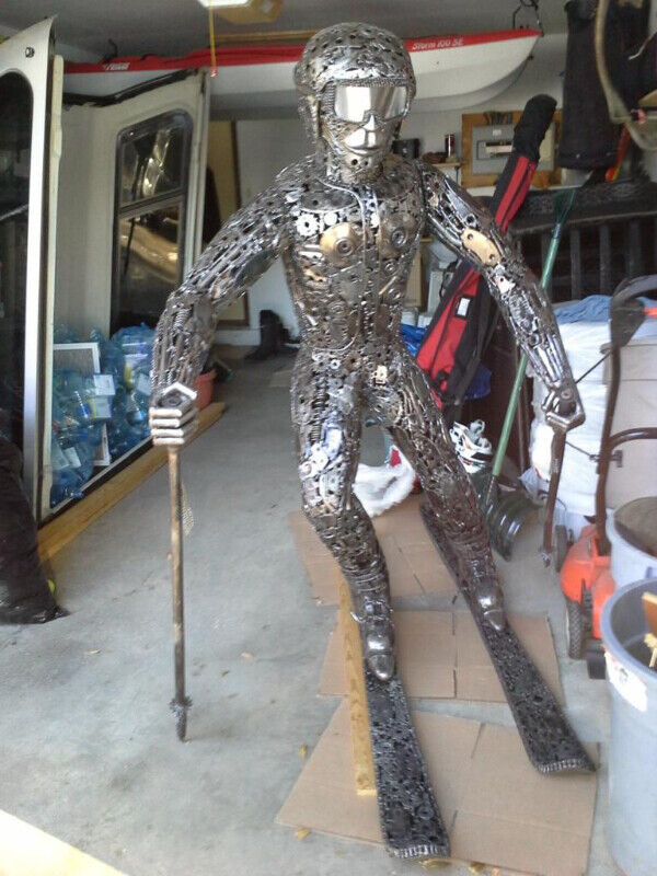 recycled metal art in Arts & Collectibles in Whitehorse