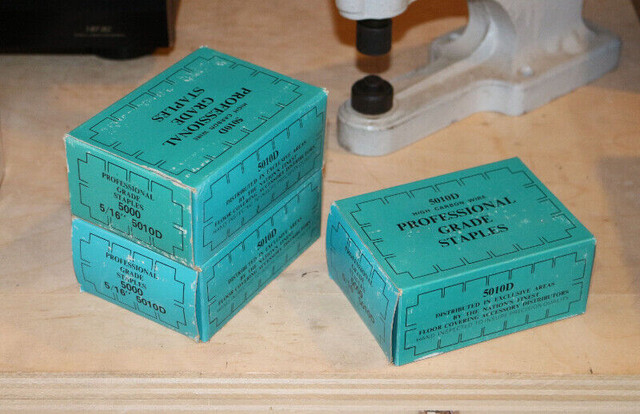 5/16 high carbon steel fine wire upholstery staples - 5000 per in Hardware, Nails & Screws in Saint John - Image 2