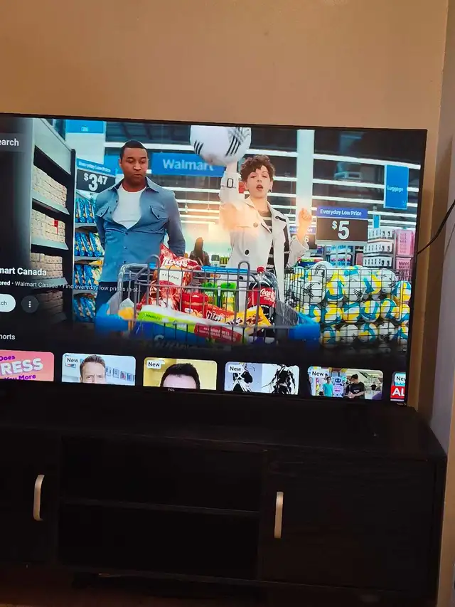 TCL TV and TV Stand