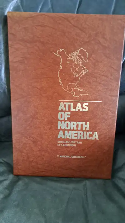 Vintage National geographic big book Atlis  Of north America, View more