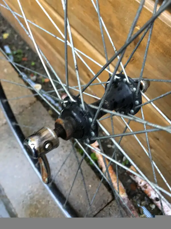 700C quick release front tire rim UKAI made in Japan $40 in Frames & Parts in City of Toronto - Image 5