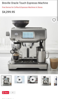 Breville oracle espresso machine 