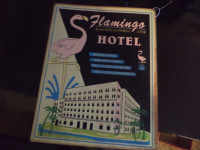 Flamingo Hotel Tin Sign