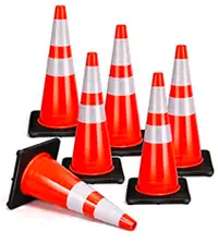 Safety Reflective Cones | Traffic Orange Cones | Cone