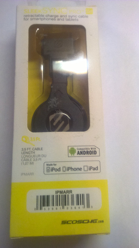 SCOSCHE sleekSYNCpro Car Charger for Android, Blackberry and Sma in Cell Phone Accessories in Bedford