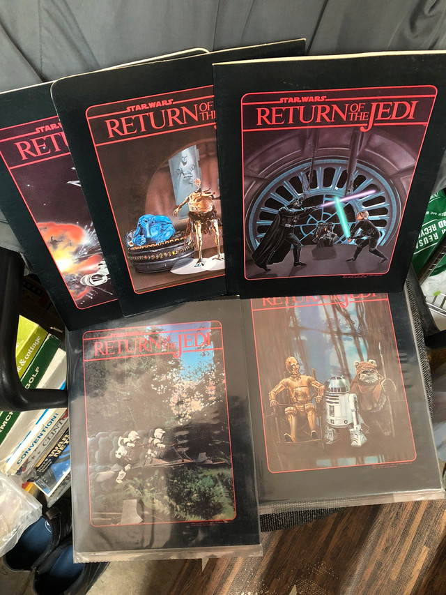 Return of the Jedi Portfolio Folders 1983 in Arts & Collectibles in Winnipeg