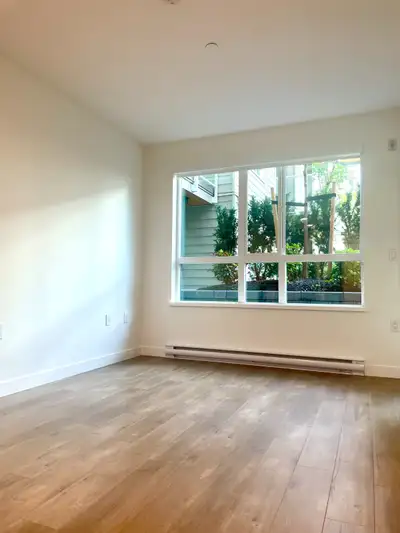 BRAND NEW, AIR-CONDITIONED, 1 Bed & 1 Den & Courtyard Patio is FINALLY available! FRESHLY COMPLETED,...