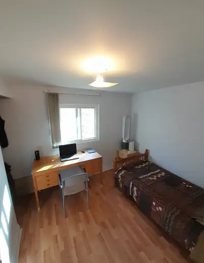 Bright bedroom on the 2nd floor_North York_Convenient Location
