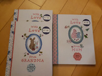 Books to record baby's first year - With Love from Mom & Grandma