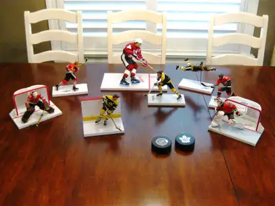 6 Highly Detailed Hockey Posable Action Figures see ad for price, View more