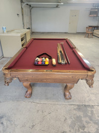 8ft Dufferin Ashton Pool Table. FREE DELIVERY AND INSTALLATION 