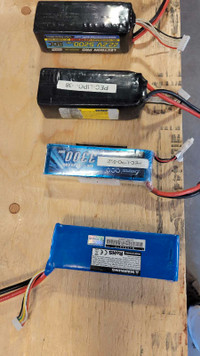 Assorted Lipo batteries