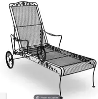 LF Iron Lounge Chaises/ Recherche chaises longues en fer forgé