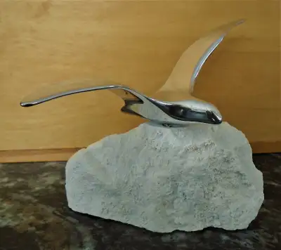 Pair of Hoselton cast aluminum animal ornaments, View more