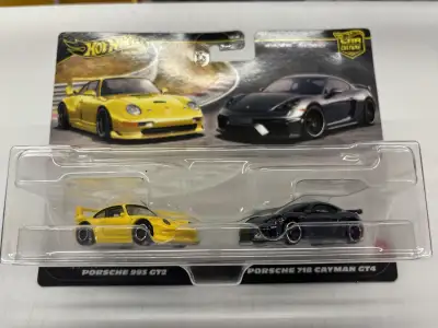Hotwheels Porsche 2 car set, View more