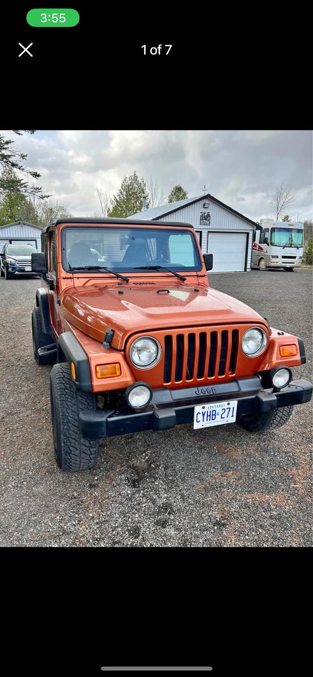2002 Jeep TJ 4.0 L Cars & Trucks Renfrew Kijiji
