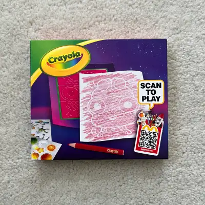 Crayola Planet McDonald’s Alien Rubbing Plates Station HappyMeal, View more