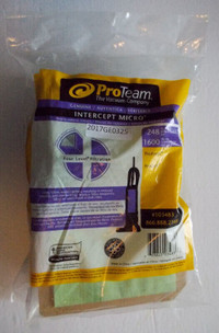 Proteam 103483 Vacuum Cleaner Replacement Bag 10 Bags /package
