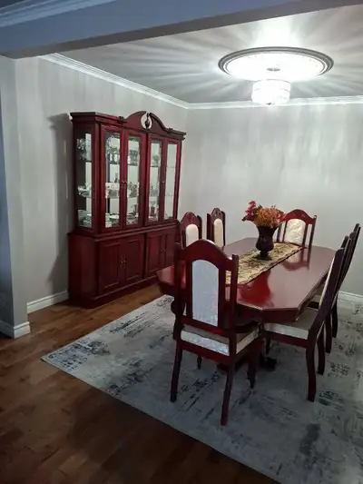 dining room table and Hutch, View more