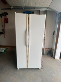 GE side-by-side refrigerator