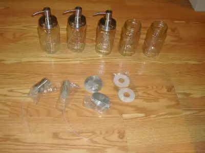 5 Stainless Steel Foaming Pump Dispensers - $8 each, View more