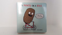 Livre enfant A potato on a bike Élise Gravel