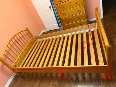 Pine wood single bed for sale, View more