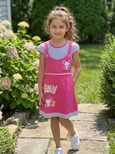 10-12 years old Girls Cotton Dress, View more
