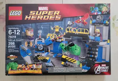 LEGO 76018  - Super Heroes: Hulk Lab Smash  - NEW & SEALED, View more