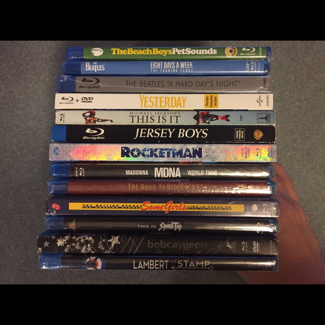 New Sealed music Blurays Mumford & Sons The Beatles Rocketman  in CDs, DVDs & Blu-ray in Calgary - Image 3