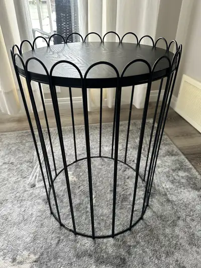 SMALL BLACK END TABLE , View more