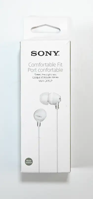 Sony MDR-EX15LP In-Ear Wired EX Earbuds Headsets Tangle Free, View more