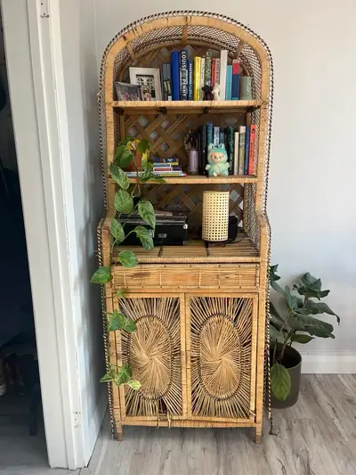 Rattan Bookshelf, View more