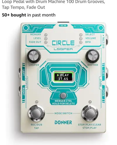 DONNER looper pedal and drum beat unit… Asking $90.oo or best offer