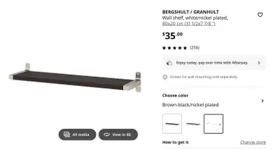 Ikea wall shelf, View more