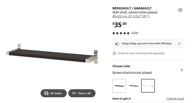 Ikea wall shelf in Bookcases & Shelving Units in Ottawa - Image 2
